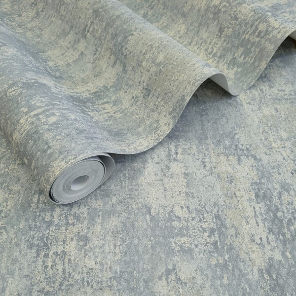 Papel pintado TEXTURA INDUSTRIAL AZUL Y GRIS