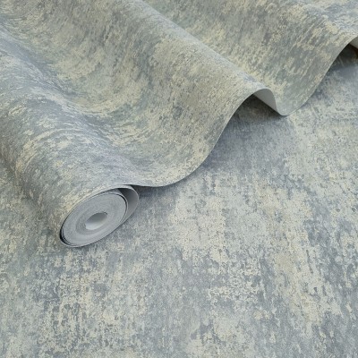 Paper pintat TEXTURA INDUSTRIAL BLAVA I GRIS