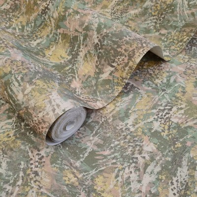 Papel pintado MODERNO ROSA Y VERDE Papel pintado MODERNO ROSA Y VERDE