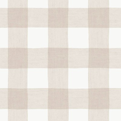 Papel pintado infantil CUADROS EFECTO TELA BEIGE