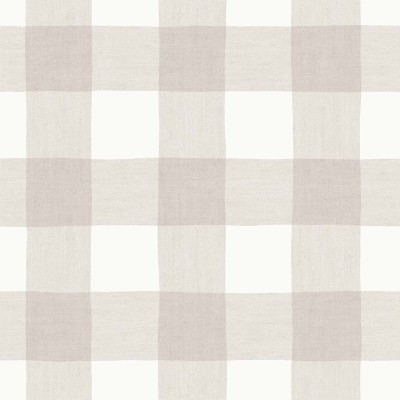 Papel pintado infantil CUADROS EFECTO TELA GRIS TOPO
