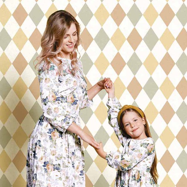 Papel pintado infantil ROMBOS