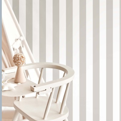 Paper pintat infantil RATLLES GRIS I BLANC