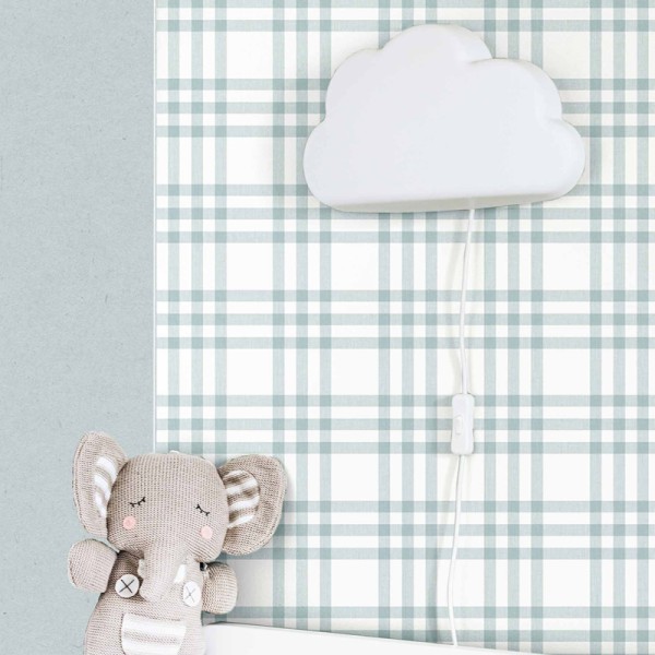 Papel de parede infantil XADREZ AZUL Papel de parede infantil XADREZ AZUL