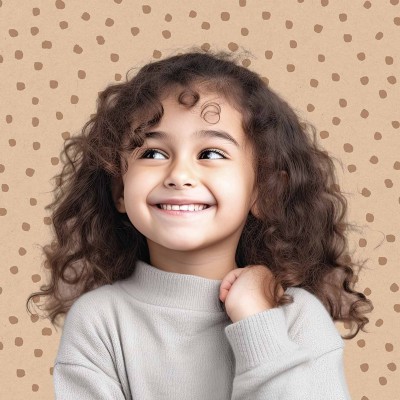 Papel pintado infantil TOPOS MARRÓN 2