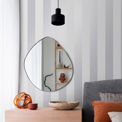 Paper pintat RATLLES GRIS I PLATA Paper pintat RATLLES GRIS I PLATA