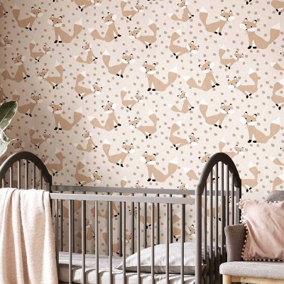 Paper pintat infantil GUINEUS BEIGE 2