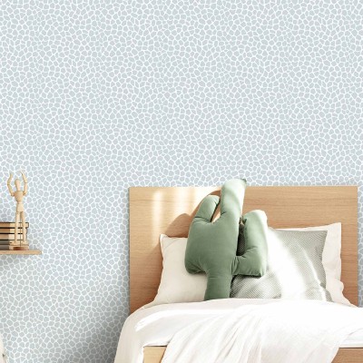 Papel de parede infantil ANIMAL PRINT AZUL 2