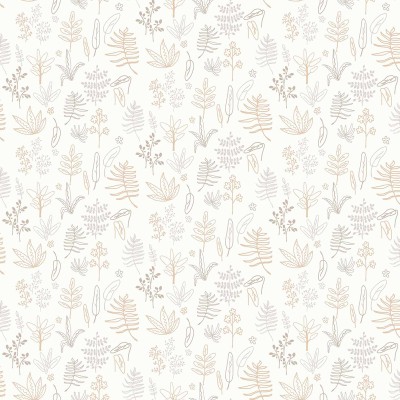 Papel de parede infantil BOTÁNICO