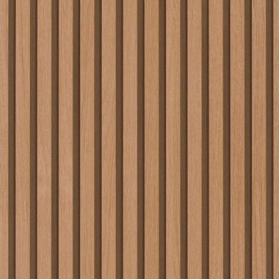 Papel pintado LISTONES DE MADERA COBRE 33397