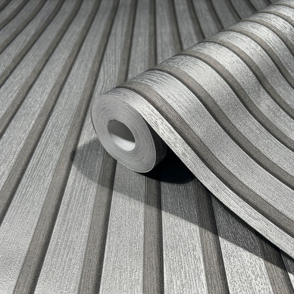 Paper pintat LLISTONS DE FUSTA PLATA 33395