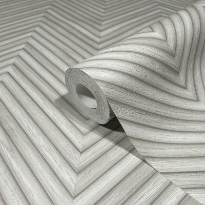 Papel pintado MADERA CHEVRON GRIS 33374 Papel pintado MADERA CHEVRON GRIS 33374