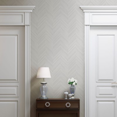 Papel de parede MADEIRA CHEVRON CINZA SUAVE 33375 Papel de parede MADEIRA CHEVRON CINZA SUAVE 33375
