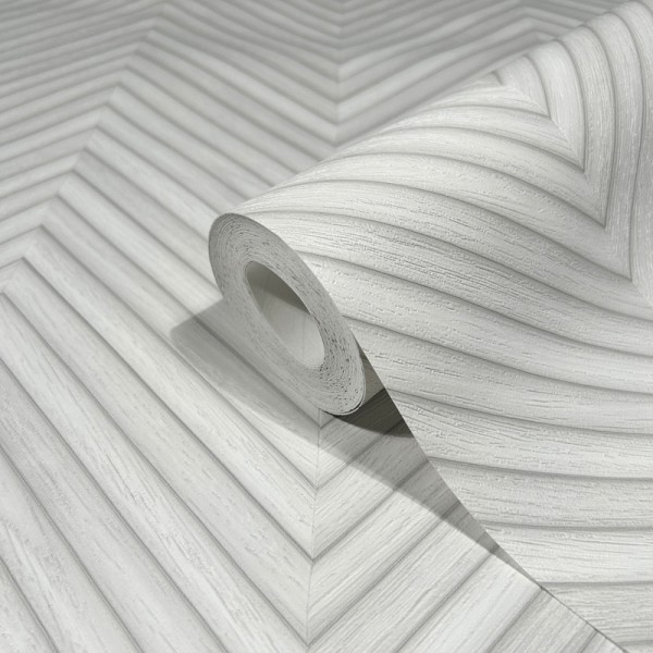Papel pintado MADERA CHEVRON GRIS CLARO 33375 Papel pintado MADERA CHEVRON GRIS CLARO 33375
