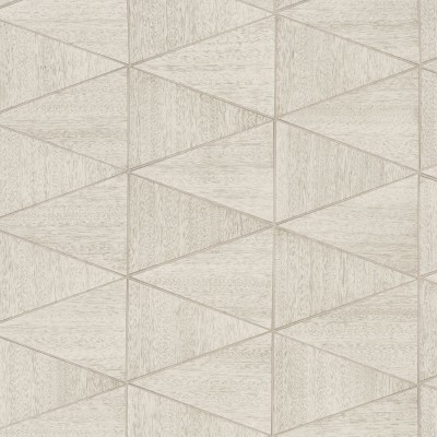Papel de parede GEOMÉTRICO MADEIRA BEGE CLARO E BRANCO 33358