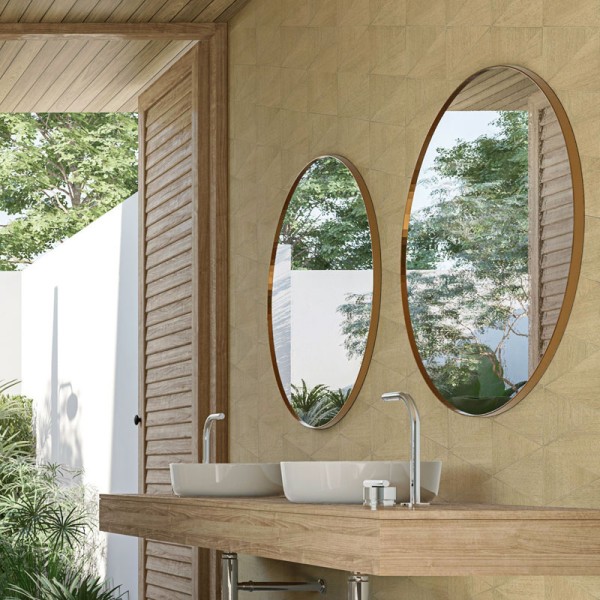 Papel pintado GEOMÉTRICO MADERA BEIGE 33359