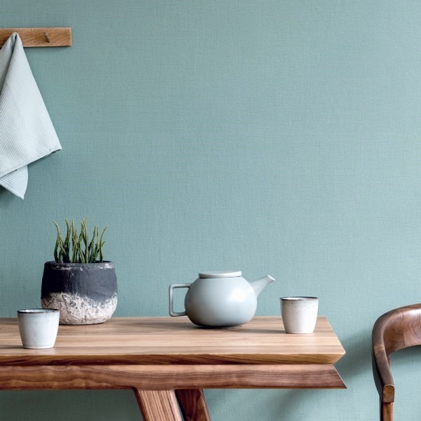 Papel de parede LISO VINILICO TURQUESA 82353 Papel de parede LISO VINILICO TURQUESA 82353