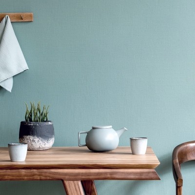 Papel de parede LISO VINILICO TURQUESA 82353 Papel de parede LISO VINILICO TURQUESA 82353
