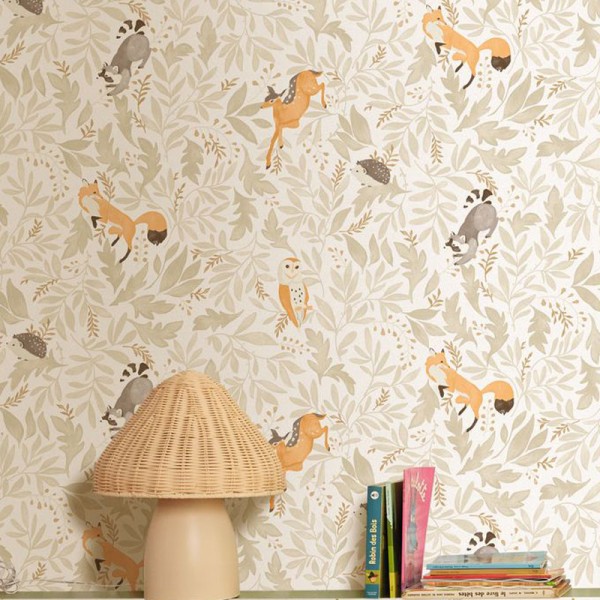 Papel de parede ANIMAIS NATUREZA BEGE MNM_10574_10_10