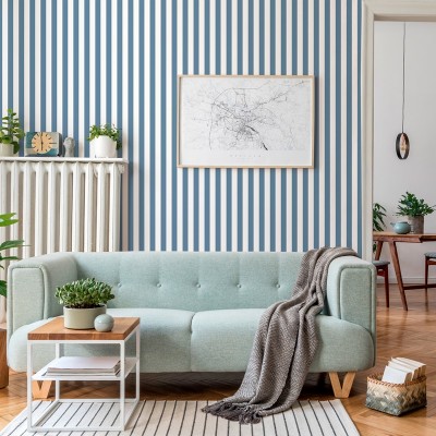 Papel de parede RISCAS AZUL MARINHO 068 Papel de parede RISCAS AZUL MARINHO 068