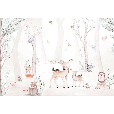 Mural Infantil Bosquecito ANIM658 Mural Infantil Bosquecito ANIM658