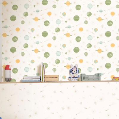 Papel pintado PLANETAS INFANTILES MNM_10568_43_20 Papel pintado PLANETAS INFANTILES MNM_10568_43_20