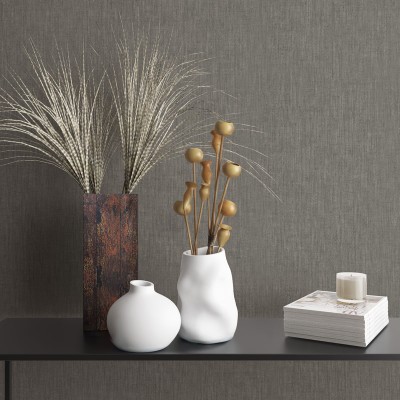 Papel de parede TEXTURIZADO LISO CINZA ESCURO 33330