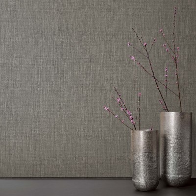 Papel de parede TEXTURIZADO LISO CINZA ESCURO 33330