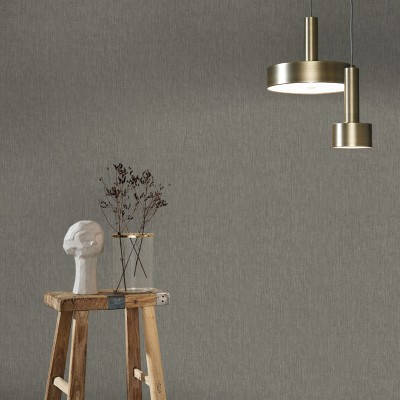 Papel de parede TEXTURIZADO LISO CINZA ESCURO 33330