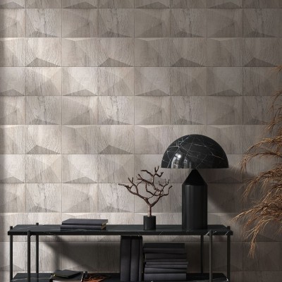 Papel de parede MADEIRA 3D BEGE CREME 34853 2