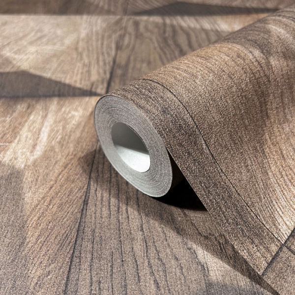 Papel pintado MADERA 3D MARRÓN 34852 Papel pintado MADERA 3D MARRÓN 34852