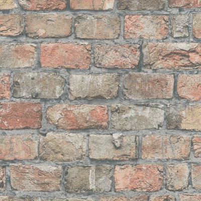 Papel pintado LADRILLO CON RELIEVE 34834