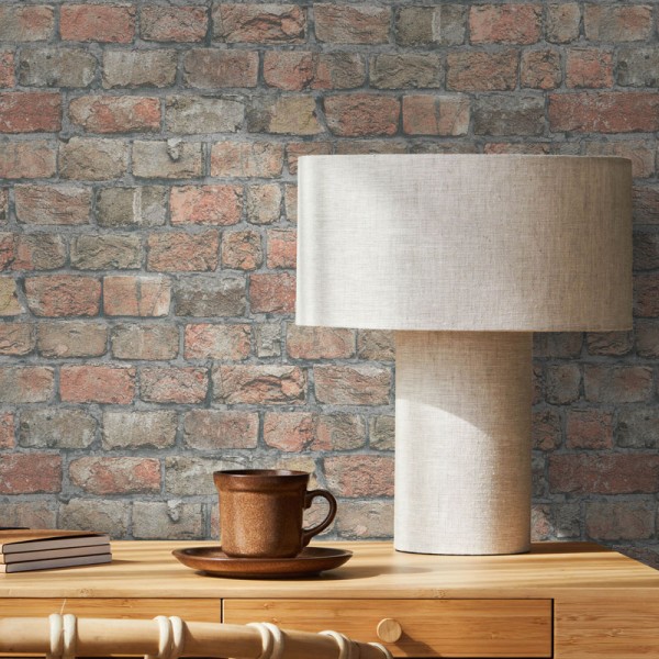 Papel pintado LADRILLO CON RELIEVE 34834