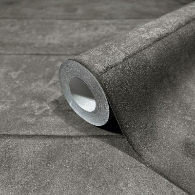 Papel de parede BLOCO DE CONCRETO CINZA ESCURO 34861