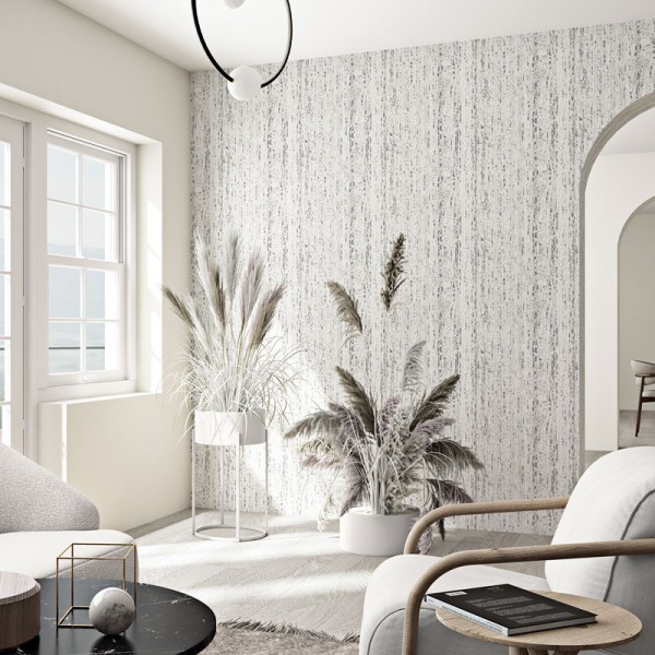 Papel pintado MÁRMOL TRAVERTINO GRIS 33352