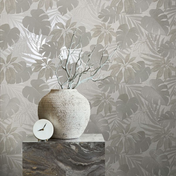 Paper pintat FULLS PALMA BLANC PERLA 31603 Paper pintat FULLS PALMA BLANC PERLA 31603