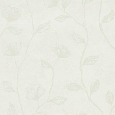 Papel de parede FLORES BRANCO PEROLADO 34803 Papel de parede FLORES BRANCO PEROLADO 34803