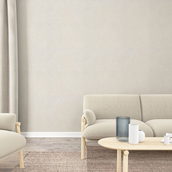 Papel pintado LISO CREMA DESGASTADO 34807