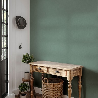 Papel de parede LISO VERDE TEXTURADO 32226 2