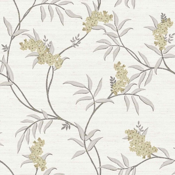 Papel pintado FLORAL JAPONÉS BEIGE CREMA 33301