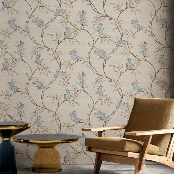 Papel pintado FLORAL JAPONÉS BEIGE 33303