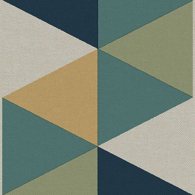 Faixa Papel de Parede TRIÂNGULOS VERDE E OCRE B39095 Faixa Papel de Parede TRIÂNGULOS VERDE E OCRE B39095