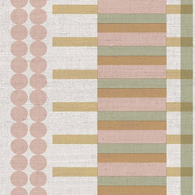 Cenefa Papel Pintado FORMAS GEOMÉTRICAS ROSA B39084