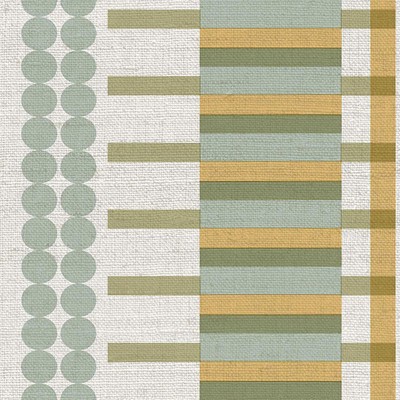 Faixa Papel de Parede FORMAS GEOMÉTRICAS VERDE OCRE B39085 Faixa Papel de Parede FORMAS GEOMÉTRICAS VERDE OCRE B39085