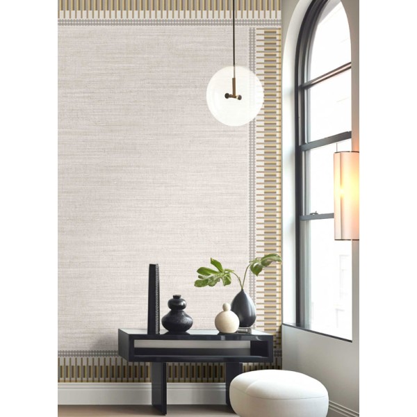 Papel pintado TEXTURA LINO GRIS CLARO 39041