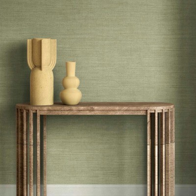 Papel pintado TEXTURA LINO VERDE 39045 Papel pintado TEXTURA LINO VERDE 39045