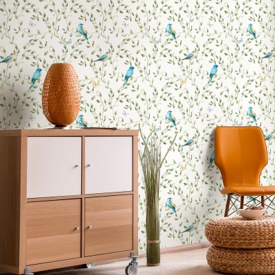 Paper pintat OCELLETS VERD NATURAL 317