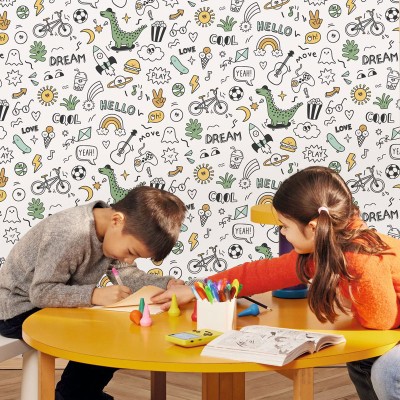 Papel pintado INFANTIL COMIC DIVERTIDO MNM_10583_45_27 2