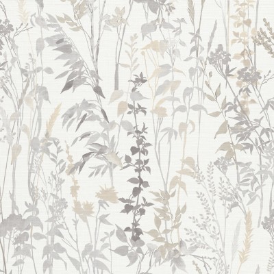 Paper pintat PLANTES I  VEGETACIÓ BEIGE I GRIS 10258-14