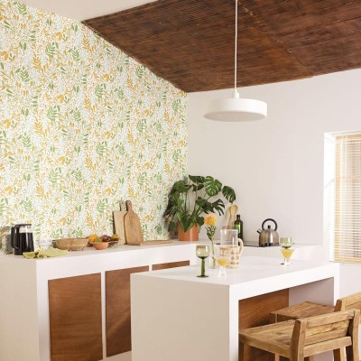 Papel de parede JARDIM AQUARELA VERDE GNL2_10169_03_69